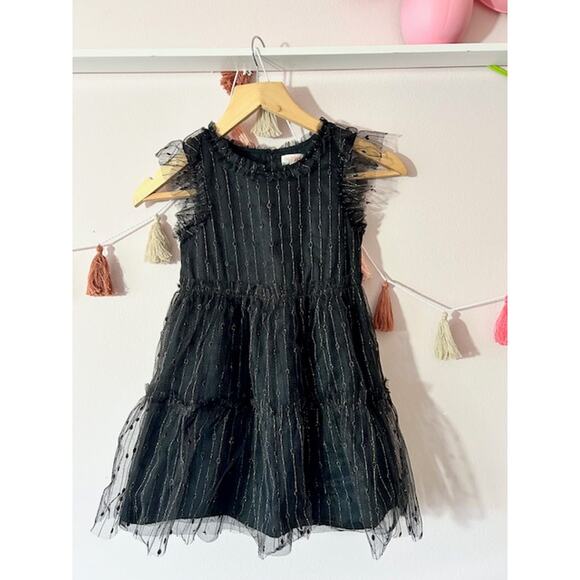 Girl's Black Dress Size S (6) - Picture 1 of 5